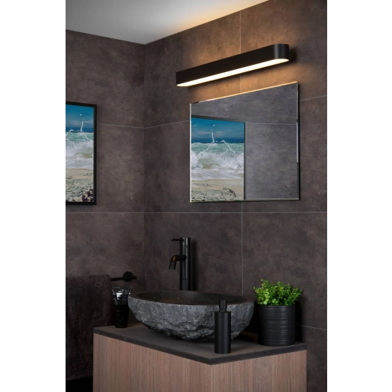 Kinkiet MADELON LED 1x9W 2700K IP44 czarny 04209/12/30 Lucide - zdjęcie dodatkowe 2